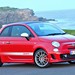 2011 Abarth 500C Esseesse: red side front angle (Australia)