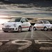 2014 Abarth 595 50th Anniversary: white front angle with original