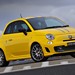 2011 Abarth 695 Tributo Ferrari: yellow front quarter (Australia)