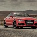 2014 Audi C7 RS7 Sportback: red front quarter stationary (Australia)