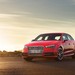 2013 Audi 8V S3 Sportback: red front angle sunrise (Australia)