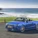 2014 Audi 8V S3 Cabriolet: red front angle with mountains