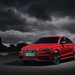 2014 Audi 8V S3 Sedan: red front angle overcast (Aus)