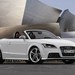 2008 Audi 8J TTS Roadster: white front quarter