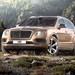 2016 Bentley Bentayga: bronze front angle, hero shot