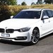 2013 BMW F31 318d Touring: white front quarter (Australia)