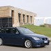 2005 BMW E61 530i Touring: blue front quarter (Australia)