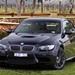 BMW E93 M3 Convertible: black front angle