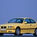 1992 BMW E36 M3 Coupe: yellow front quarter