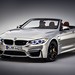 2014 BMW F83 M4 Convertible: silver front angle, studio