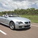 BMW E64 M6 Convertible: silver front quarter, driving (Aus)