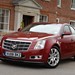 2008 Cadillac CTS V6: red front angle (UK)