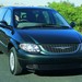 2001 Chrysler RS Voyager: blue front close up driving (Australia)