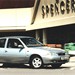 1995 Daewoo Cielo 3dr hatchback: silver side front angle