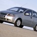 2003 Daewoo Kalos hatchback: silver front angle