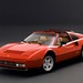 Ferrari 328 GTS: red front angle studio