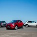 2015 Fiat 500X Lounge and Cross: white and red, two shot