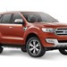 2015 Ford Everest: red front quarter, studio