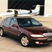 1996 Ford NL Fairlane: burgundy front quarter