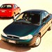 1997 Ford HC Mondeo: two shot from above