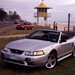 2001 Ford Mustang convertible: silver and red two shot (Australia)