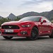 2015 Ford Mustang fastback: red front angle