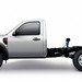 2009 Ford PK Ranger cab chassis: silver profile single cab