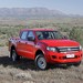 2011 Ford PX Ranger Pick-Up XL: red front quarter (Australia)