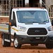 2014 Ford VO Transit cab chassis 3L: white front