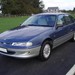 1993 Holden VR Calais: front quarter two tone blue and silver (Australia)