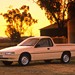 1990 Holden VG Ute: white side front angle