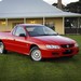 2004 Holden VZ Ute: red front quarter