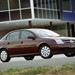 2003 Holden ZC Vectra CD sedan: burgundy front side angle (Australia)