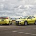 2012 Honda FK2 Civic hatch: front and rear two shot