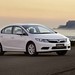 2012 Honda FB2 Civic VTi sedan (Series II): white front quarter sunset (Aus)