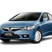 2006 Honda FD3 Civic Hybrid: blue front quarter studio (Australia)