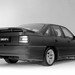 1990 HSV VN Commodore SS Group A SV: monochrome rear quarter