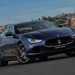 2014 Maserati M157 Ghibli S: blue front angle hero shot (Australia)