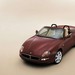 2001 Maserati M138 Spyder: burgundy front angle from above