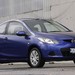 2007 Mazda DE.I Mazda2 Neo 3dr: blue front quarter (Australia)