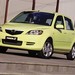 2002 Mazda DY.I Mazda2 Maxx: yellow front quarter (Australia)