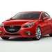 2014 Mazda BM Mazda3 hatchback: red front angle studio