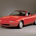 Mazda NA MX-5: red front quarter studio