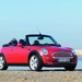 2004 Mini R52 Cabrio Cooper: red front quarter