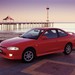 1996 Mitsubishi CE.I Lancer MR coupe: red front quarter (Australia)