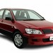 2002 Mitsubishi CG Lancer ES: red front quarter (Australia)