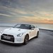 Nissan R35 GT-R: white front angle