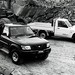 Nissan GU.I Patrol cab chassis: monochrome two shot