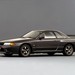 Nissan R32 Skyline GT-R: gunmetal grey front angle