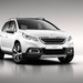 2013 Peugeot 2008: white front angle studio